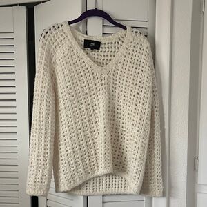 Line Women's V-Neck Cream Sweater